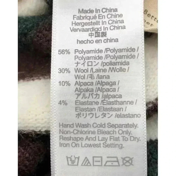 Madewell Women's 2XL Striped Crew Neck Sweater Multicolor Pullover - Picture 5 of 6